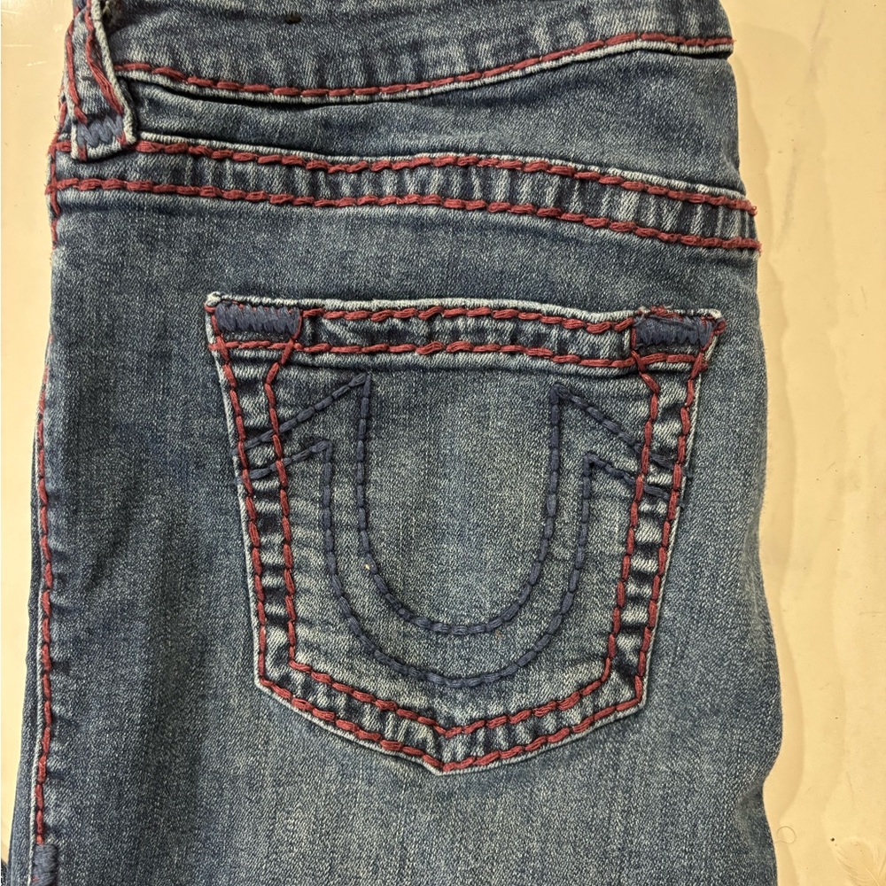 True Religion Jennie Curvy Mid Rise Super Skinny Jeans